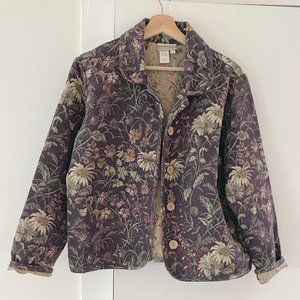 Vintage Floral Coldwater Creek Jacket